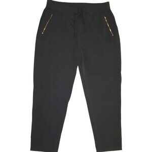 Athleta Joggers Zip Pocket Black Plus 20 Athleisure Minimalist